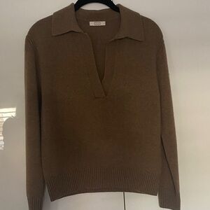 AYR Cashmere Polo Sweater